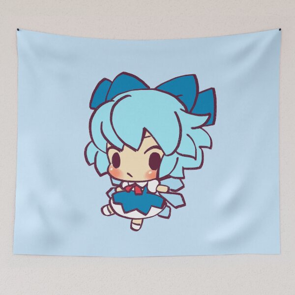 Item preview, Ransroom re-draws the tiniest of tiny chibi cirno / touhou memes designed and sold by RansRoom.