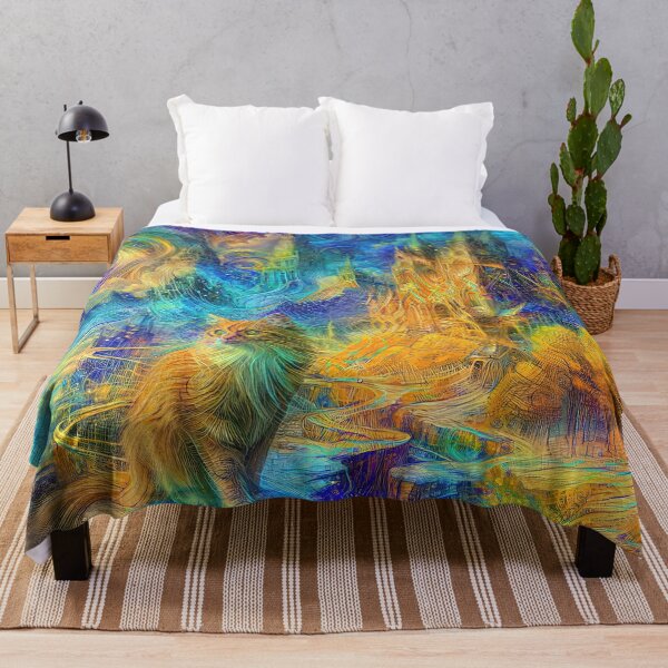 Item preview, Abstract abstraction of castle and cat. DeepDream #2352218911831 designed and sold by blackhalt.