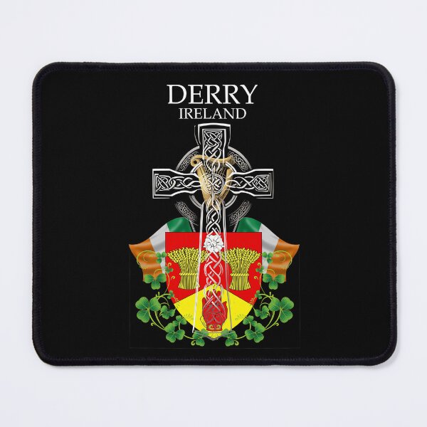 Item preview, ✅ Derry Ireland Irish Celtic Cross & Crest designed and sold by REAL IRISH GIFTS.