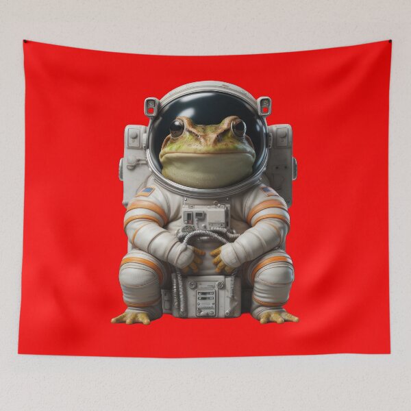 Item preview, Astronaut Funky Frogs  designed and sold by joyfulcow.