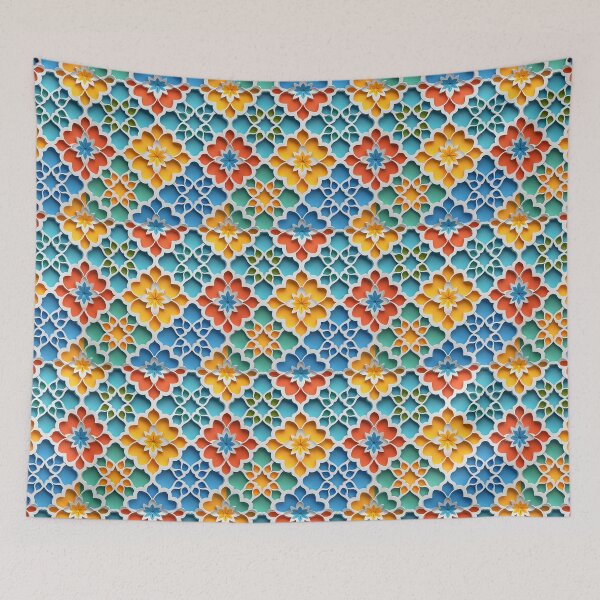 Item preview, Arabesque Odyssey: A Seamless Papercut Tapestry of 3D Illusions designed and sold by Neo Nirvana.