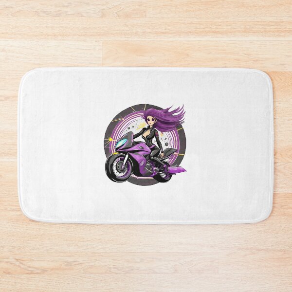 Item preview, Purple Biker Girl designed and sold by BADESIGNZZ.