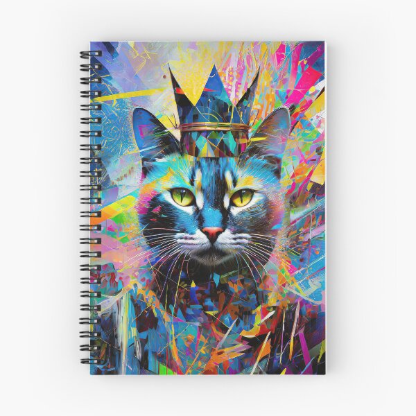 Item preview, Cosmic Feline Majesty: Abstract Cat Empress designed and sold by bsilvia.