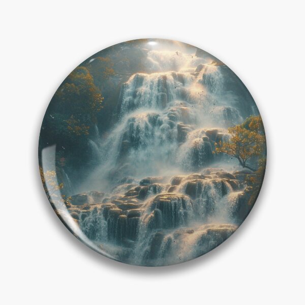 Item preview, Ethereal Falls: A Tranquil Paradise designed and sold by Emre Karaarslan.