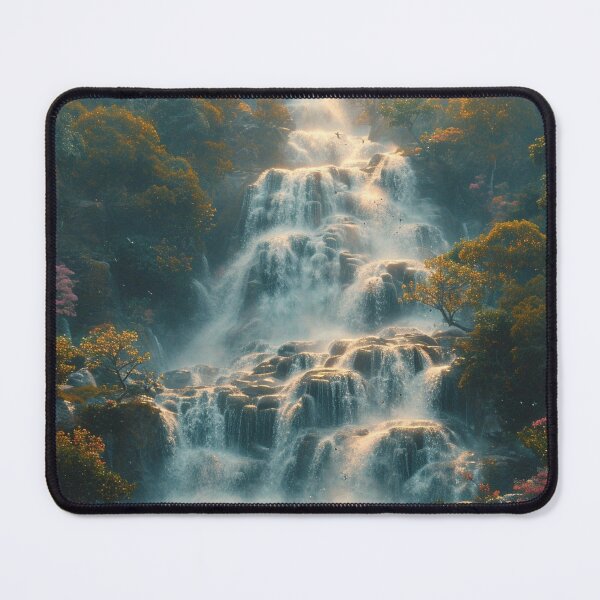 Item preview, Ethereal Falls: A Tranquil Paradise designed and sold by Emre Karaarslan.