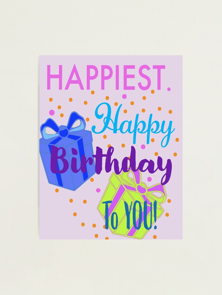 Happiest Birthday to you! Nalフルセット Happiest Birthday Wishes