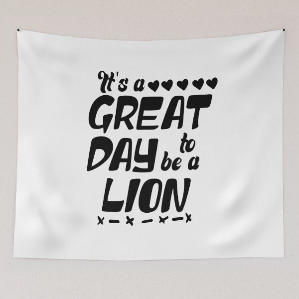 Item preview, School Spirit It's a Great Day to Be A Lion Teacher Team Mom Dad Fall School Football game Baseball game designed and sold by beawesome105.