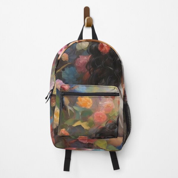 Item preview, woman, smiling, flower, colorful , seemless  designed and sold by thima shop.
