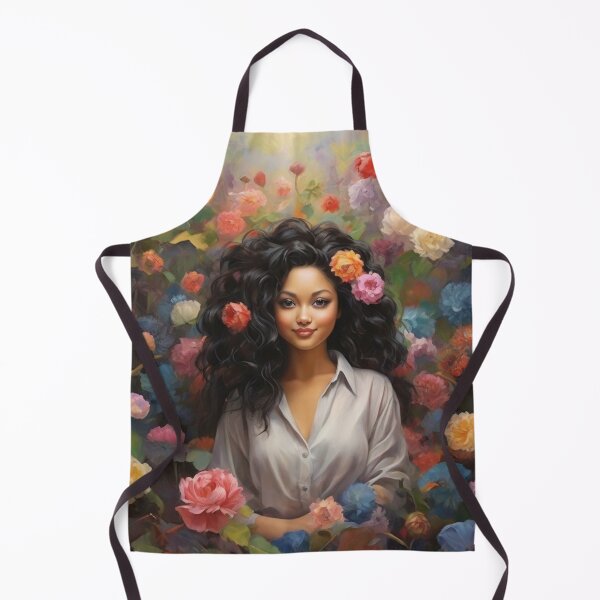 Item preview, woman, smiling, flower, colorful , seemless  designed and sold by thima shop.