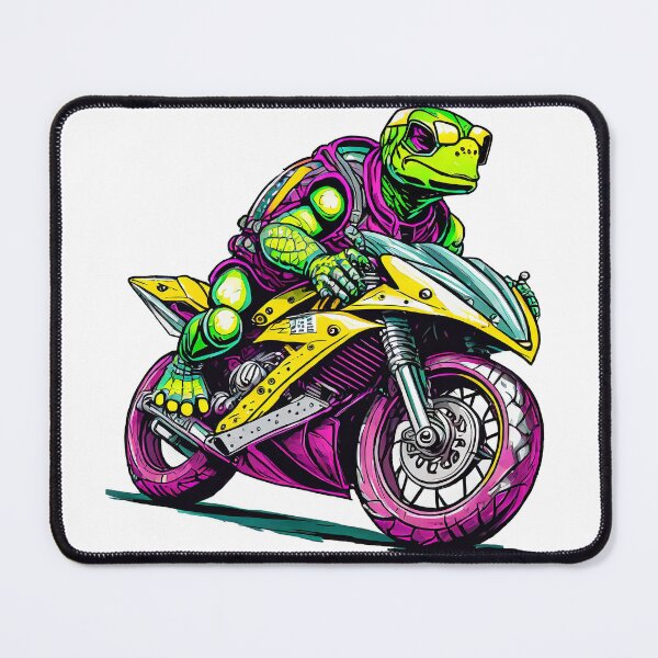 Item preview, Turtle Racing on a Supersport Motorcycle designed and sold by BADESIGNZZ.