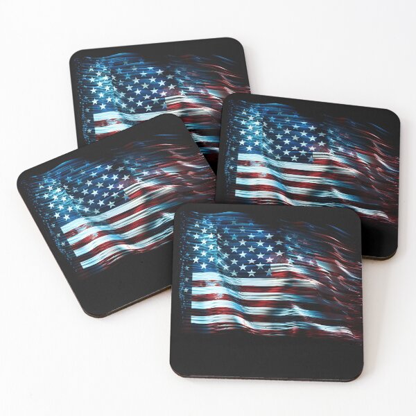 Item preview, American flag holography print designed and sold by dcrc.