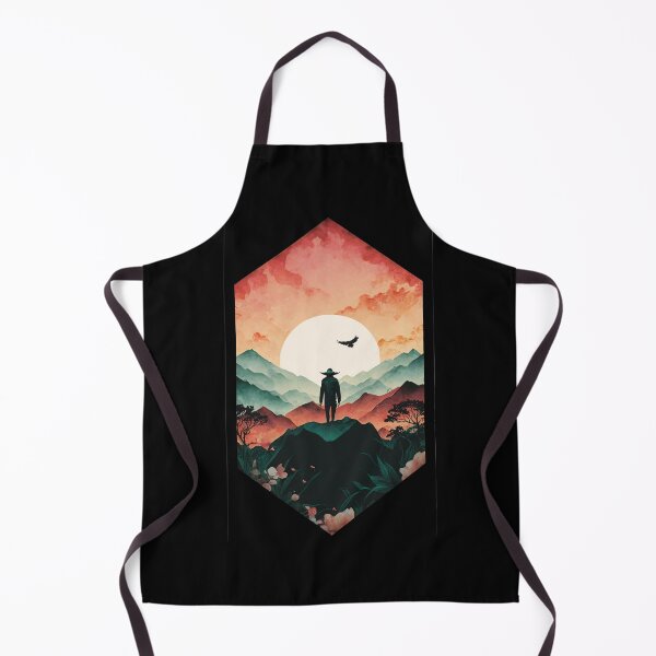 Item preview, Abstraction. Sunset. Nature. Mountains. river. Birds. Geometric abstraction. designed and sold by MagelliShop.