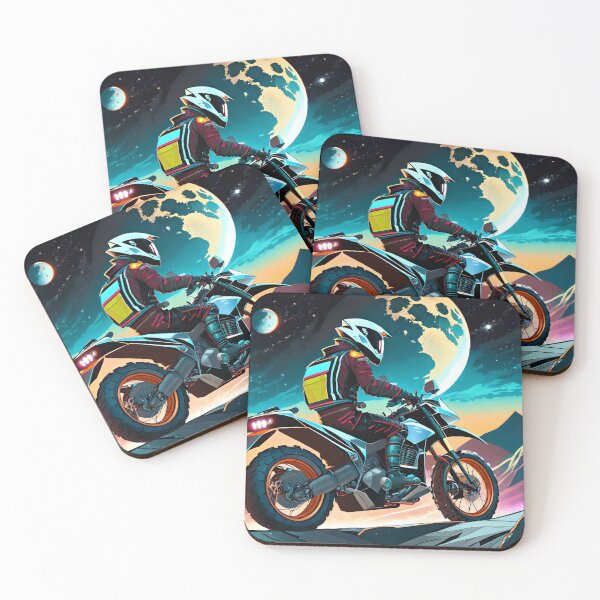 Item preview, Biker Boy riding on the Surface of the Moon designed and sold by BADESIGNZZ.