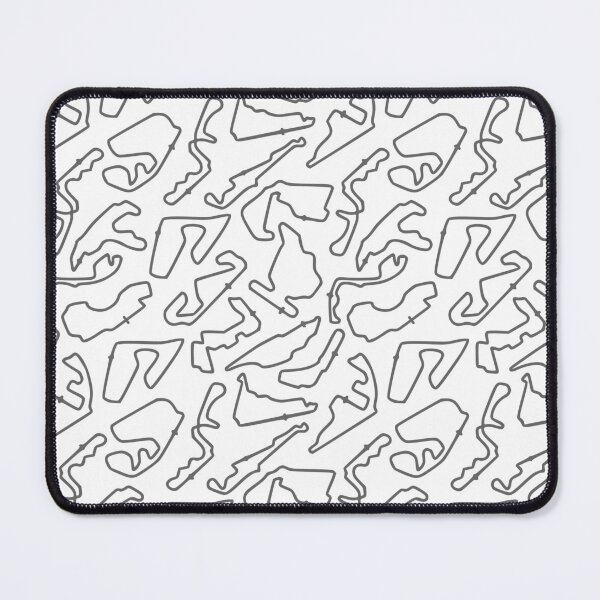 Item preview, F1 Race Tracks in Black and White designed and sold by David Speed Design.