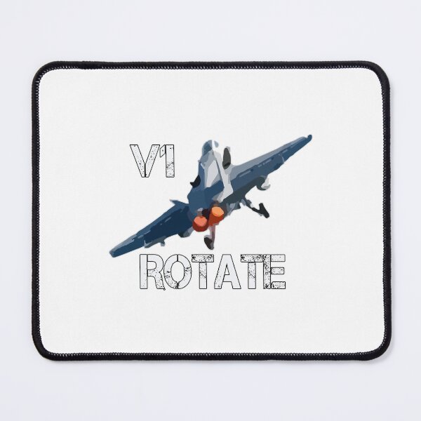 Item preview, V1 Rotate - Airplane Lovers Pilot Co-Pilot Talk | Fighter Jet Take-off designed and sold by Amazing Arts Designs.