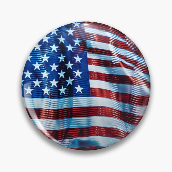 Item preview, american flag holography print designed and sold by dcrc.