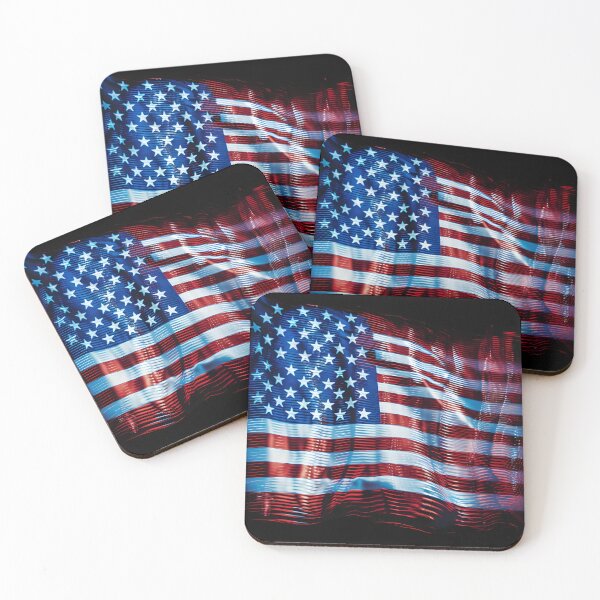Item preview, american flag holography print designed and sold by dcrc.
