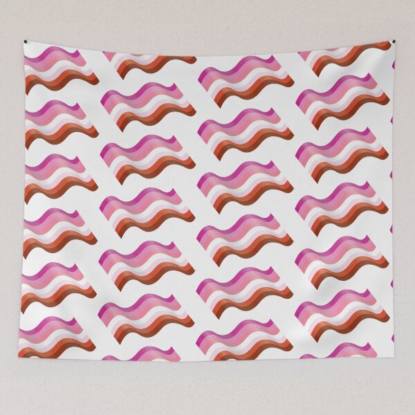 Item preview, Pink Lesbian Flag designed and sold by HarveyHandcraftsandDesigns.