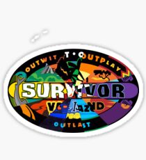 Survivor Logos Merged Sticker