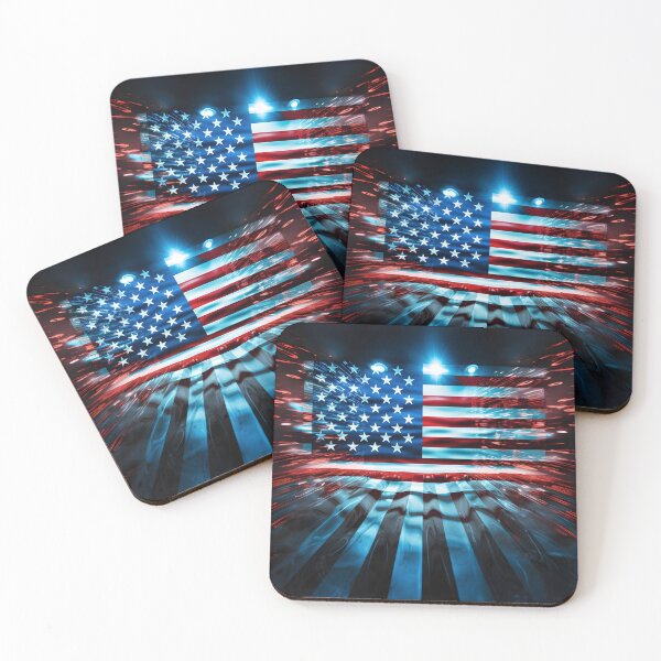 Item preview, american flag holography print designed and sold by dcrc.