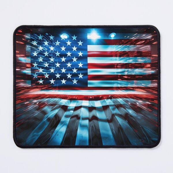 Item preview, american flag holography print designed and sold by dcrc.