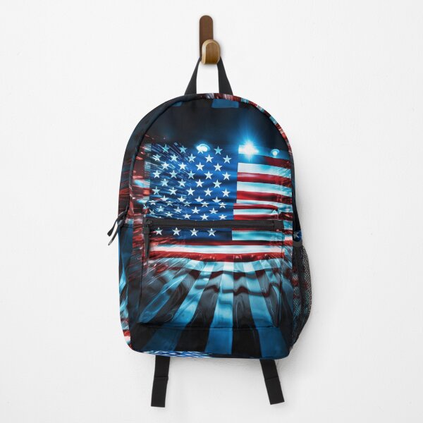 Item preview, american flag holography print designed and sold by dcrc.