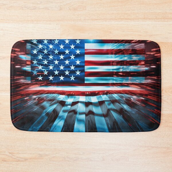 Item preview, american flag holography print designed and sold by dcrc.