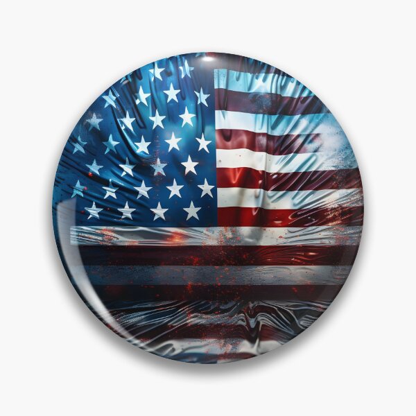 Item preview, american flag holography print designed and sold by dcrc.