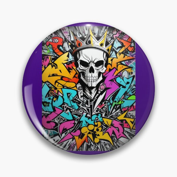 Item preview, Skull in a crown designed and sold by ArtCraftLab.