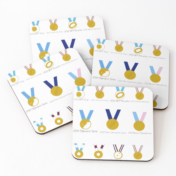 Item preview, Yuzuru Hanyu Medal Collection  designed and sold by Pika_Blue-Flames.