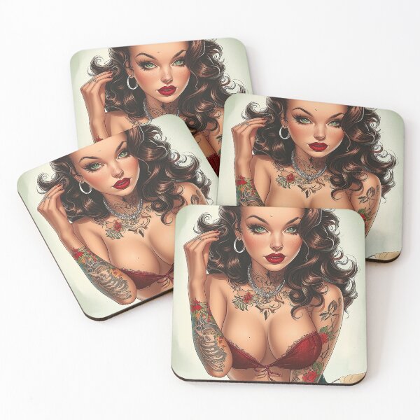 Item preview, Classic Rockabilly Style Pin Up designed and sold by paulosully.