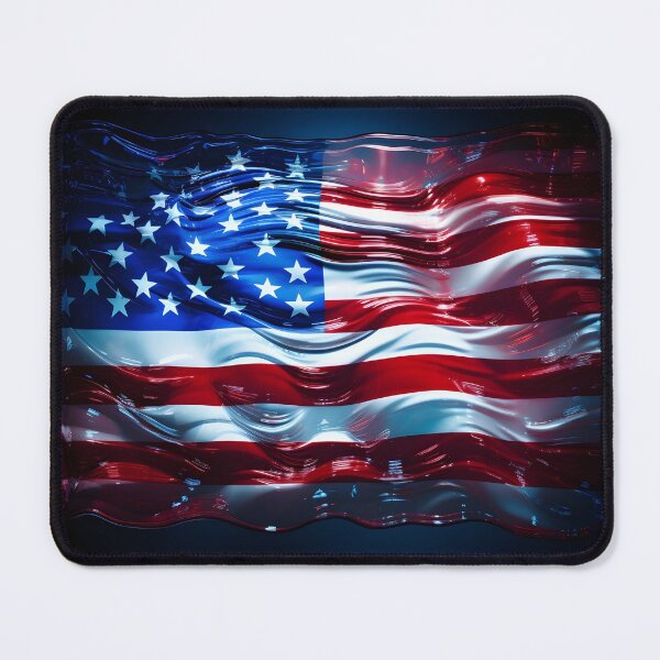 Item preview, american flag holography print designed and sold by dcrc.