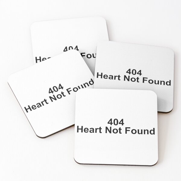 Item preview, 404 error Heart Not Found designed and sold by stuffsforyou2.
