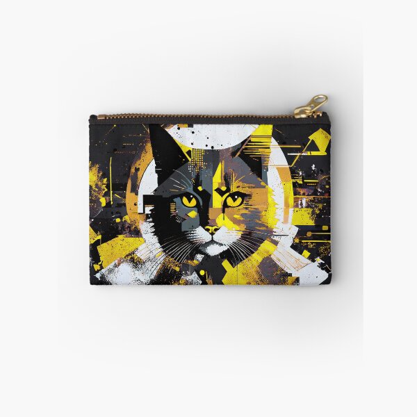 Item preview, Yellow Cat Portrait: Modernist Mélange designed and sold by bsilvia.
