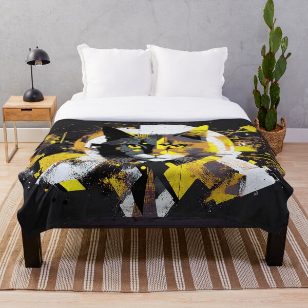 Item preview, Yellow Cat Portrait: Modernist Mélange designed and sold by bsilvia.