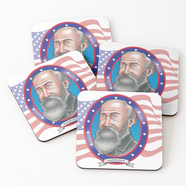 Item preview, Benjamin Harrison Caricature designed and sold by FunFaces.