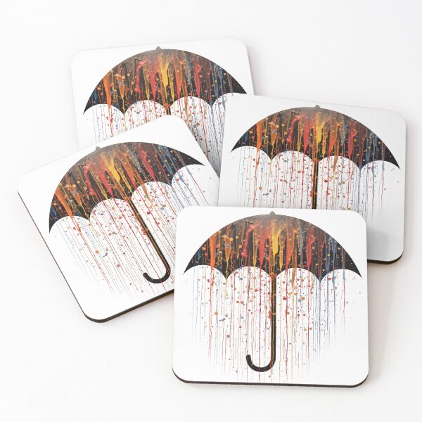 Item preview, Umbrella: Black Umbrella, Dripping Paint, Happy Art designed and sold by celiacreatec.