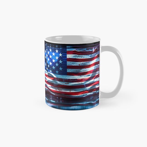 Item preview, american flag holography print designed and sold by dcrc.