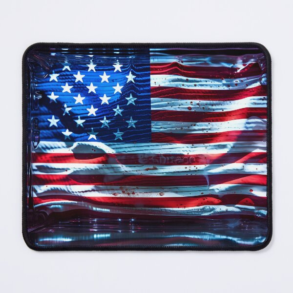 Item preview, american flag holography print designed and sold by dcrc.