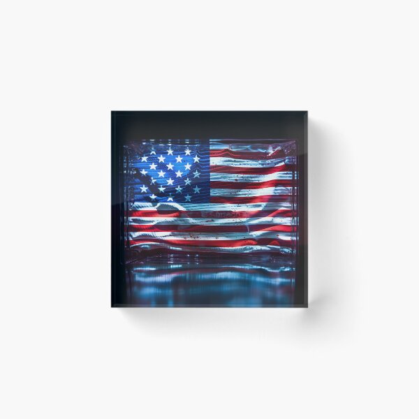 Item preview, american flag holography print designed and sold by dcrc.