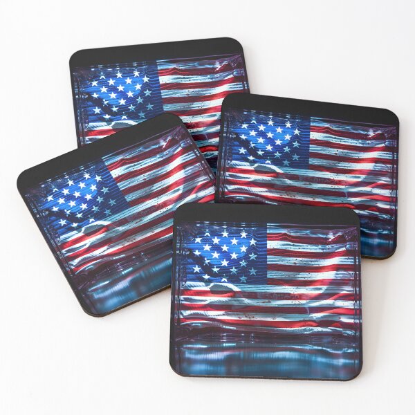 Item preview, american flag holography print designed and sold by dcrc.