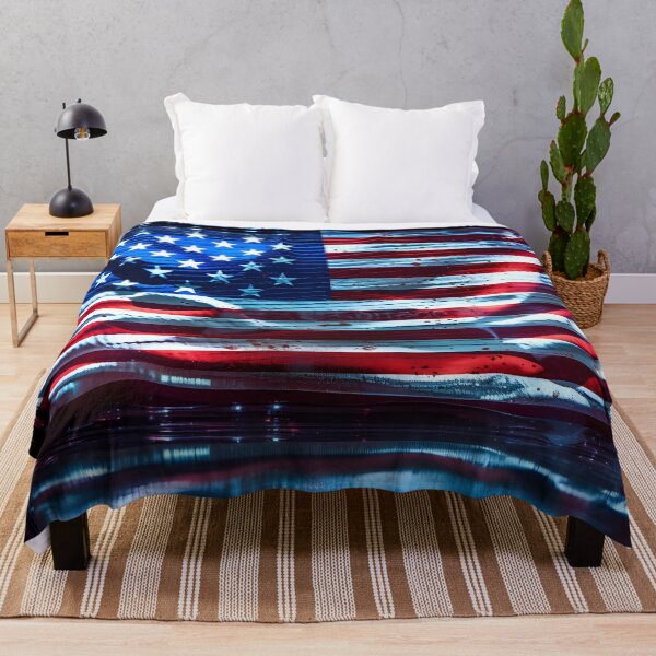 Item preview, american flag holography print designed and sold by dcrc.