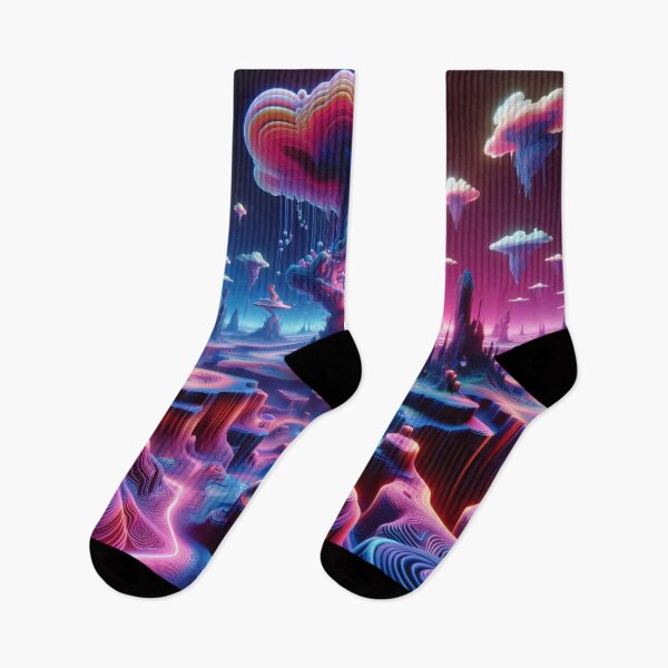 Item preview, Neon Dreamscapes: Surreal Visions of a Digital Wonderland designed and sold by ArtComixHaven.