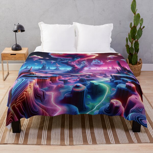 Item preview, Neon Dreamscapes: Surreal Visions of a Digital Wonderland designed and sold by ArtComixHaven.