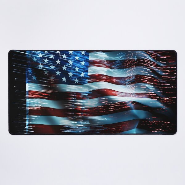 Item preview, american flag holography print designed and sold by dcrc.