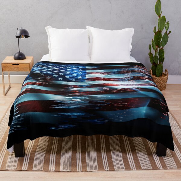 Item preview, american flag holography print designed and sold by dcrc.