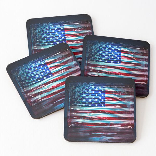 Item preview, american flag holography print designed and sold by dcrc.