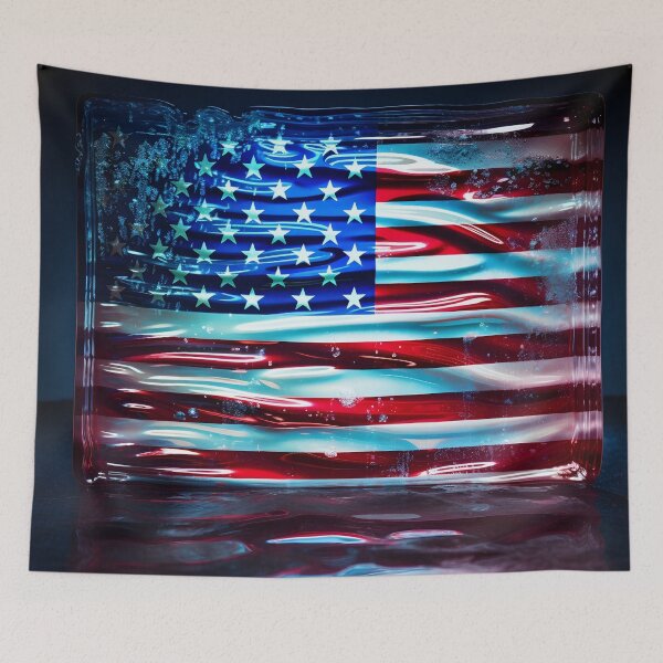 Item preview, american flag holography print designed and sold by dcrc.