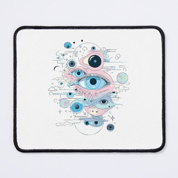 Item preview, Abstract composition with eyes designed and sold by TheRealmWithin.