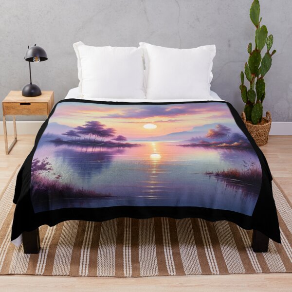 Aperçu de l'œuvre Sérénité tranquille du coucher du soleil créée et vendue par BestArtByArvind.